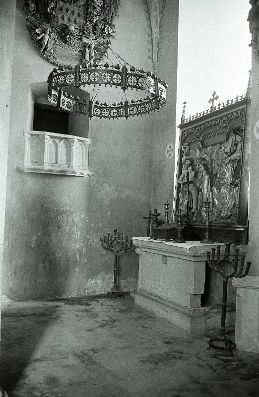 Kuressaare lossi kabelkiriku sisevaade.