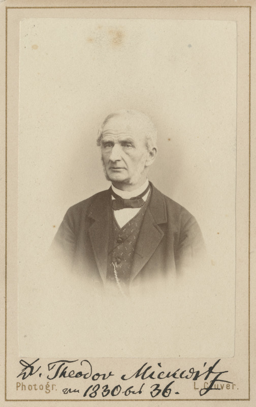 Korporatsioon "Estonia" vilistlane Theodor Mickwitz, portreefoto