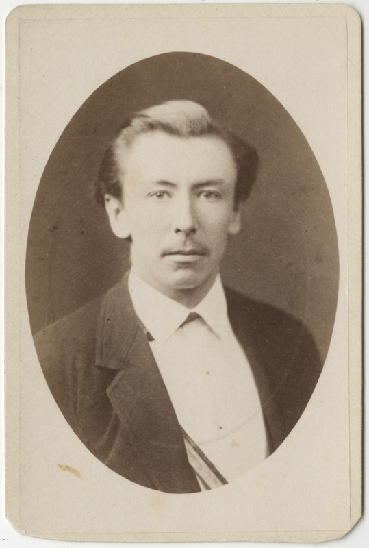 Korporatsioon "Estonia" liige parun Otto Budberg von Bönningshausen, portreefoto