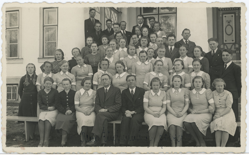 Kunda rahvaülikooli õpilased 1940. aastal