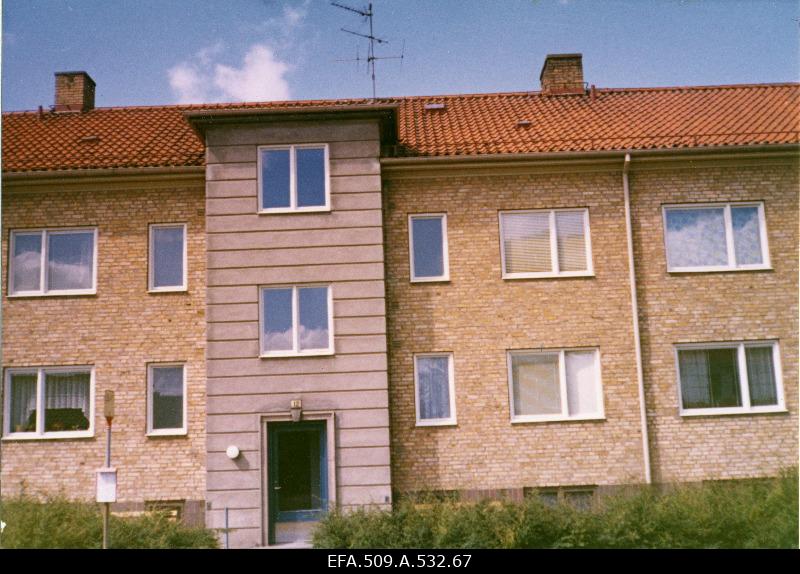 Raadioamatöör Karl Olof Leesmenti elukoht Rootsis Höganäsi linnas Alligatani tänav 12.