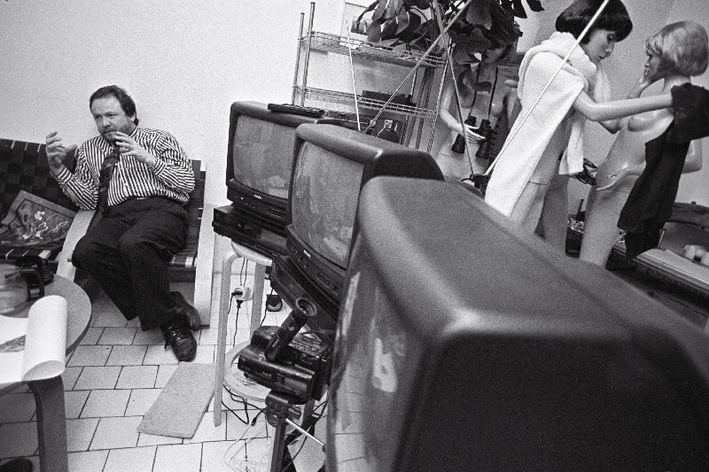 A. Keskküla ateljees.