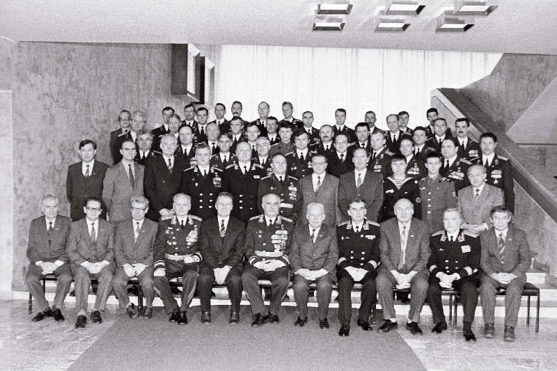 Sõjaveteranide vastuvõtt EKP Keskkomitees Nõukogude armee 70. aastapäeva puhul.