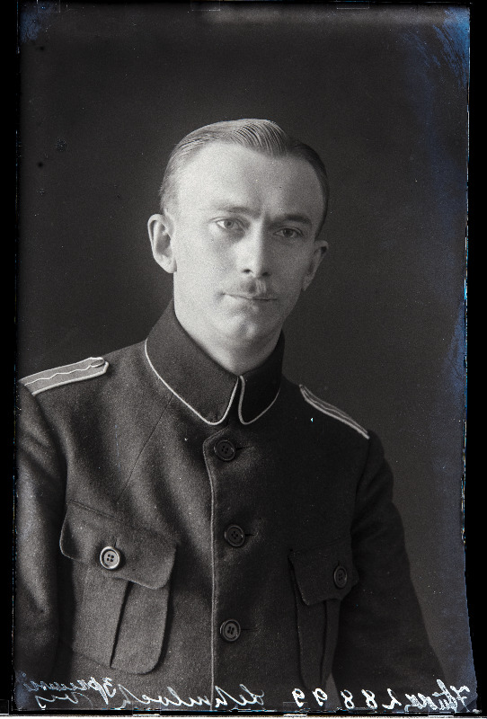 Vabadussõda. 2. Ratsapolgu laekahoidja sõjaväeametnik Gustav Lehmloch [Leemloch].