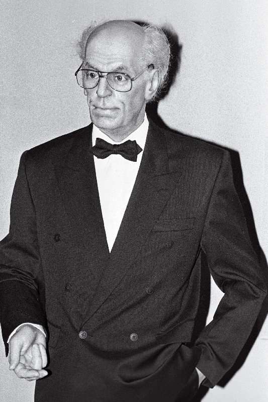 Eesti Vabariigi presidendi Lennart Meri vahakuju Tallinna  Matkamajas toimunud vahakujude näitusel.