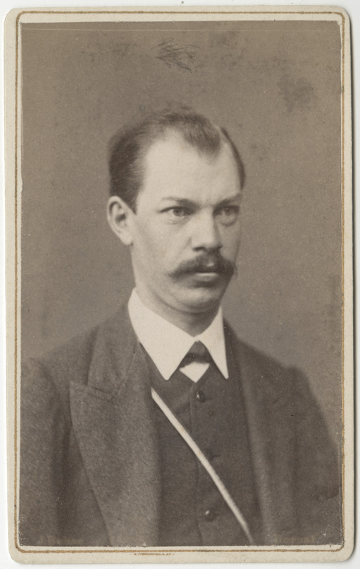 Korporatsioon "Estonia" liige Johannes Tabani, portreefoto