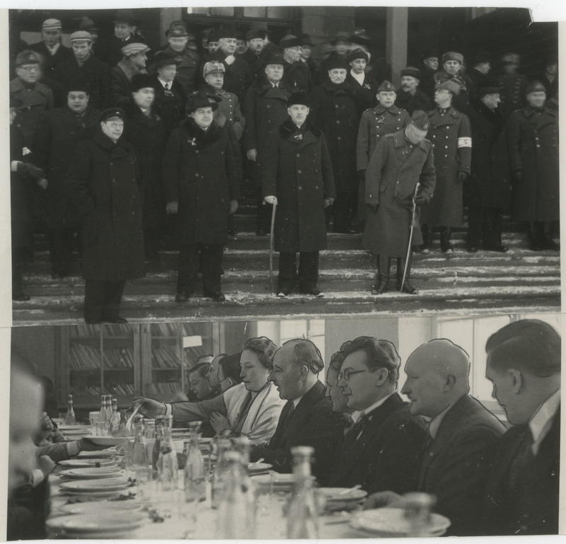 Peaminsitri K. Eenpalu visiidil Tartus ja lõunasöögil Vahil