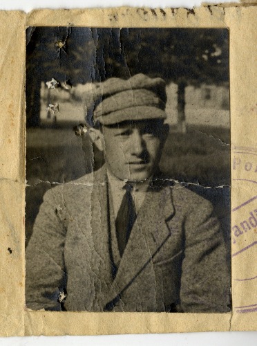 Viljandi linna elaniku Leib Nachumov (Nochmunov). Dokumendifoto Eesti Vabariigi ajutiselt isikutunnistuselt.