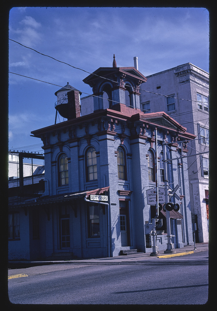 Gettysburg Lincoln Railroad station, now an Information center, Gettysburg, Pennsylvania (LOC)
