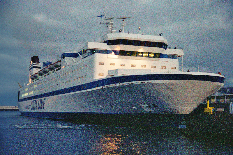 Soome laevafirma Silja Line reisilaev Silja Finnjet Muuga sadamas.