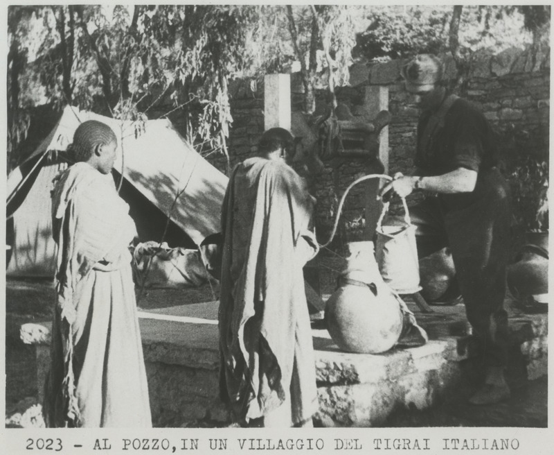 Itaalia-Etioopia sõda ning vallutusjärgne Etioopia (Abessiinia), kaevu juures Tigrays
