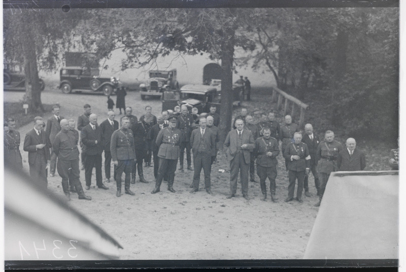 Grupp Eesti sõjaväelise organisatsiooni Kaitseliit liikmeid.
