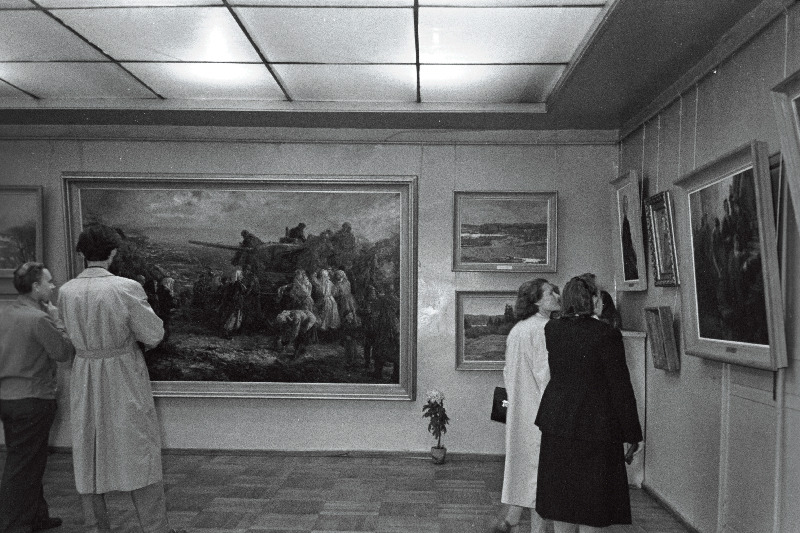 Eesti kunstnike tööde näitus Tallinnas.
