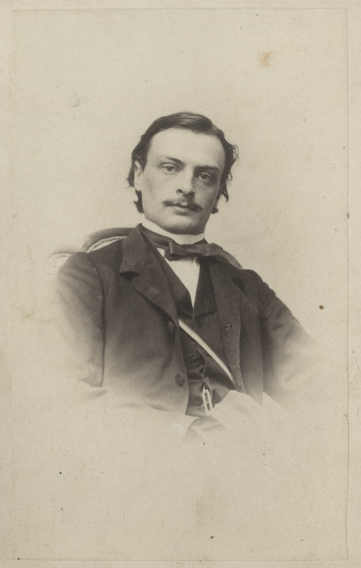 Korporatsioon "Estonia" liige Rudolf Krümmer, portreefoto