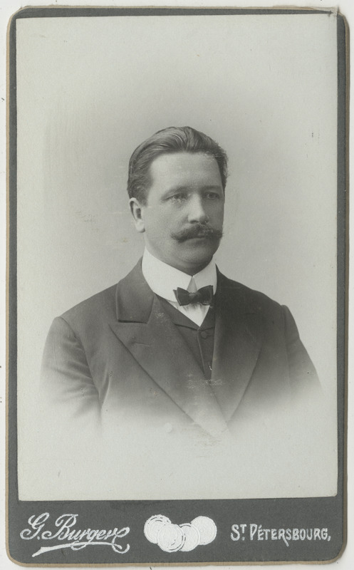 Pastor Karl Beldau, portreefoto