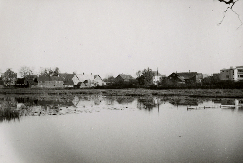 Vaade üle järve Suure-Jaani linnale.