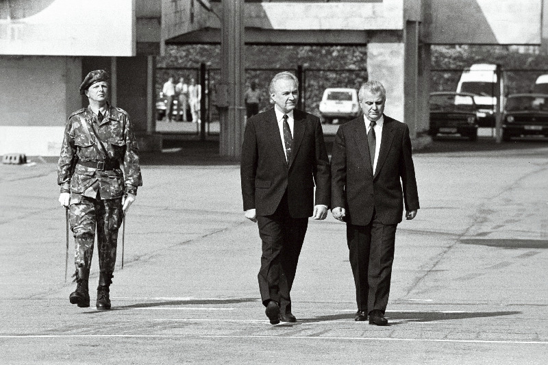 Ukraina presidendi Leonid Kravtšuki visiit Tallinna. A. Rüütel.