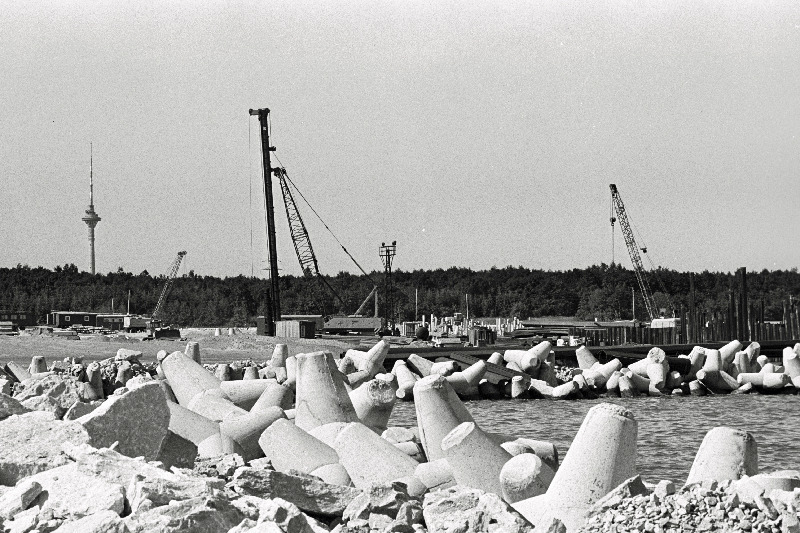 Vaade Tallinna Uussadama ehitusele.