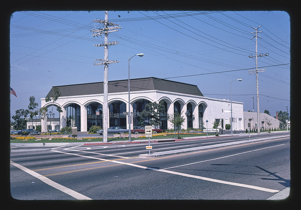 Martin Cadillac, site of old drive-in, Olympic and Bundy, Los Angeles, California (LOC)