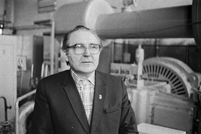J. Lauristini nim. Tallinna Masinatehase ratsionaliseerija, energo-mehaanika-remonditsehhi meister Kalju-Lembit Vugt.