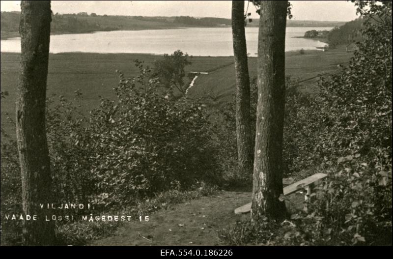 Vaade Lossimägedelt Viljandi järvele.