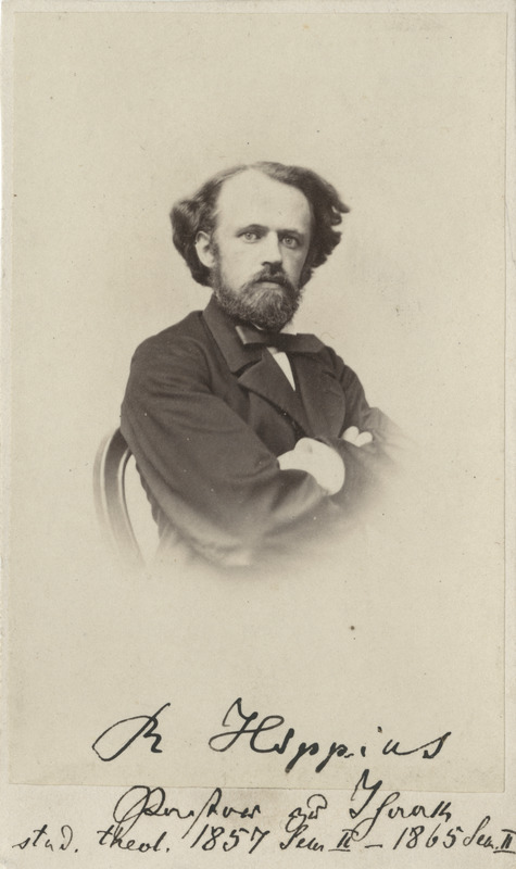 Korporatsioon "Estonia" vilistlane Rudolf Hippius, portreefoto