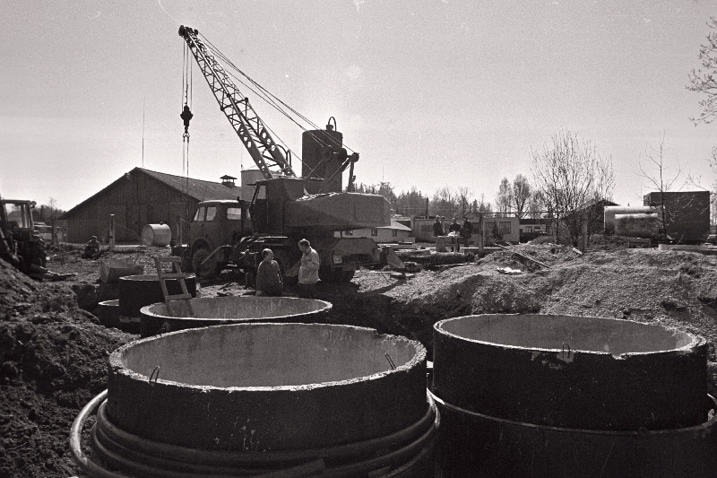 Kaiavere vutifarmi puhastusseadmete ehitus.