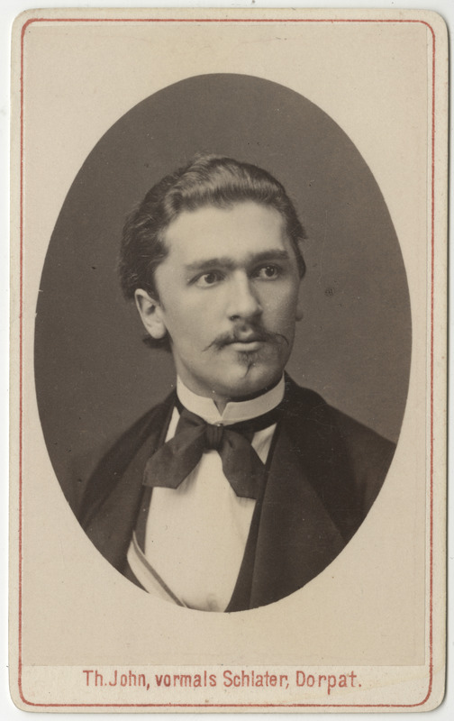 Korporatsioon "Estonia" liige Günther Zoege von Manteuffel, portreefoto