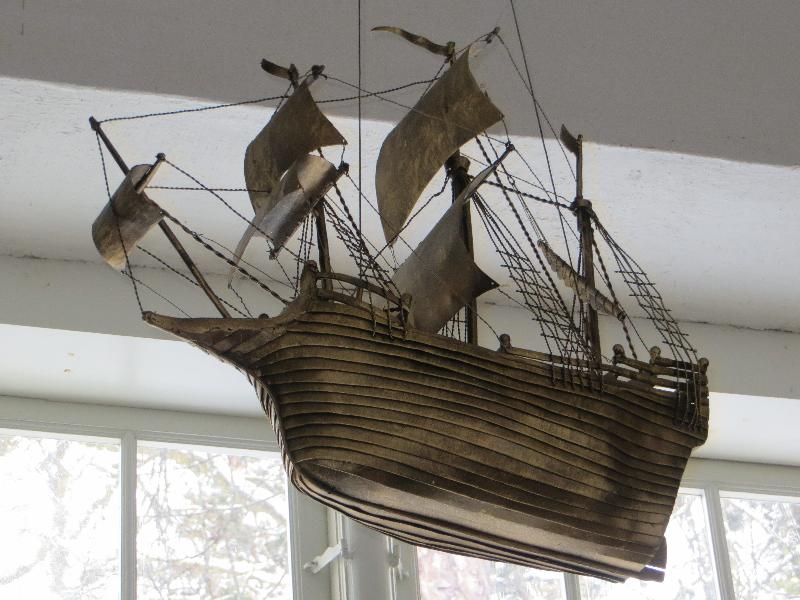 Esku kabel. Sisevaade. Purjekas.