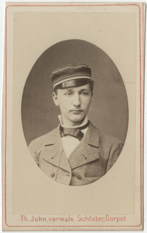 Korporatsioon "Estonia" liige Karl Kupffer, portreefoto