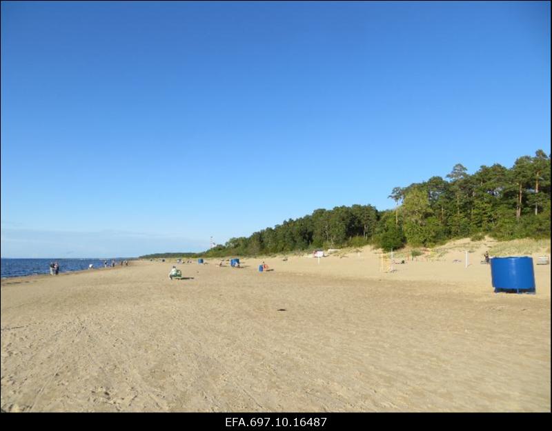 Vaade Narva-Jõesuu suplusrannale.