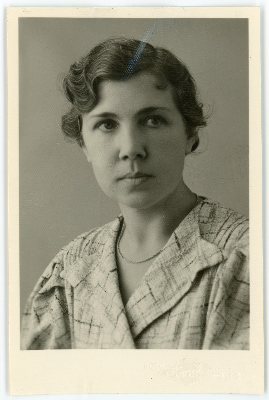 Auguste Kann (Kanna). Passitaotluse foto