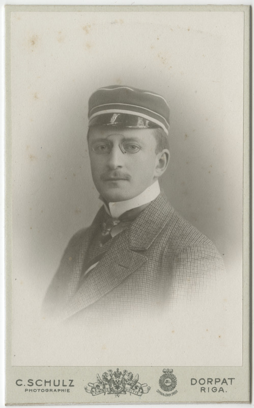 Korporatsiooni "Livonia" liige Felix von Samson-Himmelstjerna, portreefoto