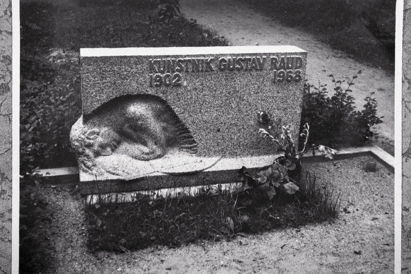 Maalikunstnik Gustav Raua haud Kanepi kalmistul.