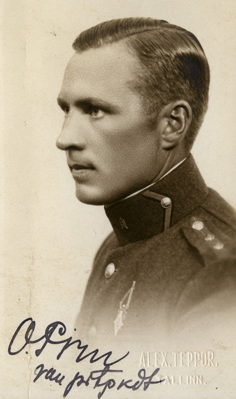 Sõjaväe Ühendatud Õppeasutused. Vanem portupeekadett Osvald Pirn.