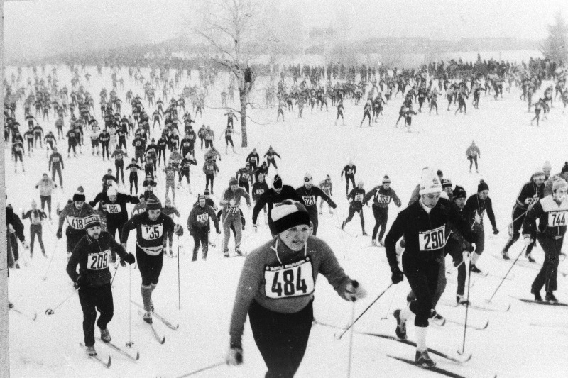 Vaade Tartu maratonist osavõtjatele.