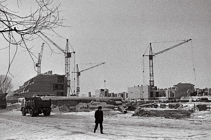 Tallinna purjespordikeskuse ehitustööd Pirital.