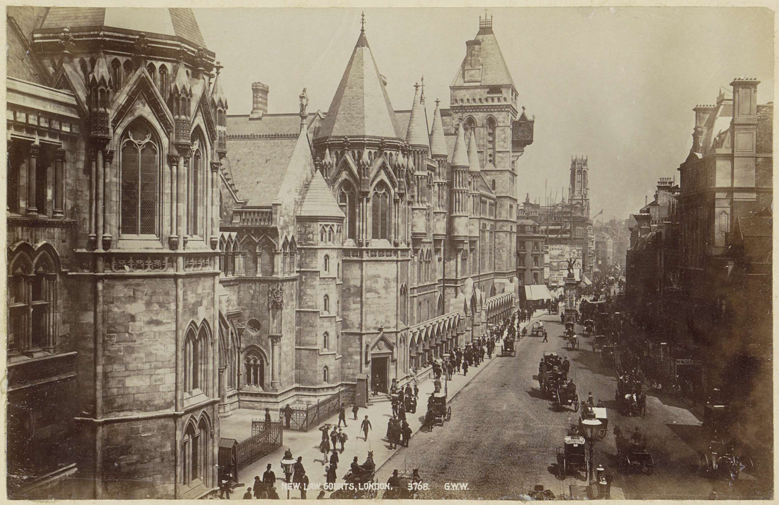 New Law Courts, London, Royal Courts of Justice in Londen