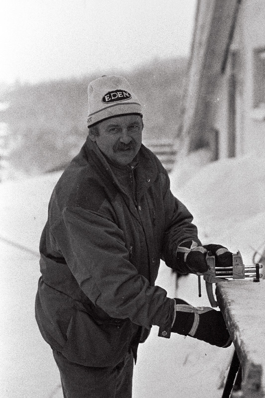 Kahevõistlejate treener Tiit Tamm.