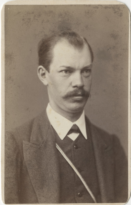 Korporatsioon "Estonia" vilistlane Johannes Tabani, portreefoto