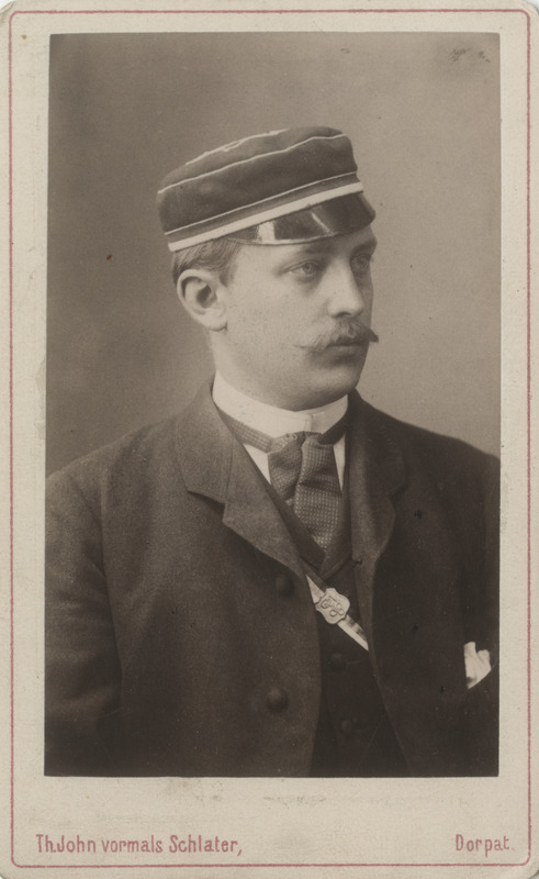 Korporatsioon "Estonia" liige Johannes Laurson, portreefoto