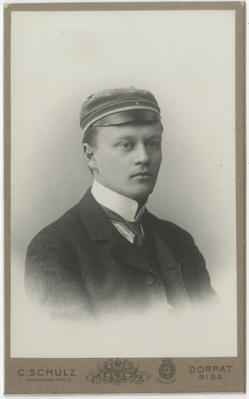 Korporatsioon "Estonia" liige Siegfried Bremen, portreefoto