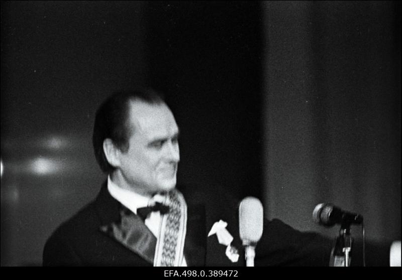 Georg Otsa 50. sünnipäeva tähistamine teatris Estonia. Georg Ots.