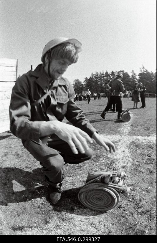 Tuletõrjeõppus Haapsalus.