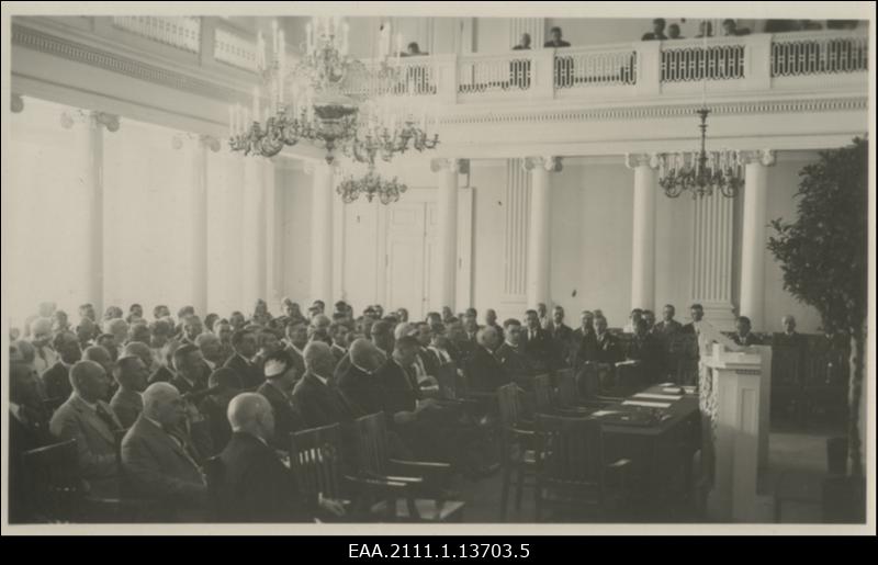 Balti riikide agronoomide kongress Tartu Ülikooli aulas