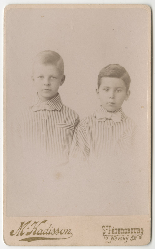 4-aastased Georg Bidder ja Helmut Gurland