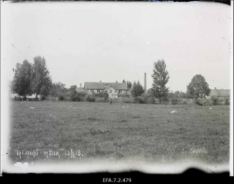 Vabadussõda. Malupi (Malupe) mõisa hooned, 2.Jalaväepolgu 4.roodu paiknemiskoht.