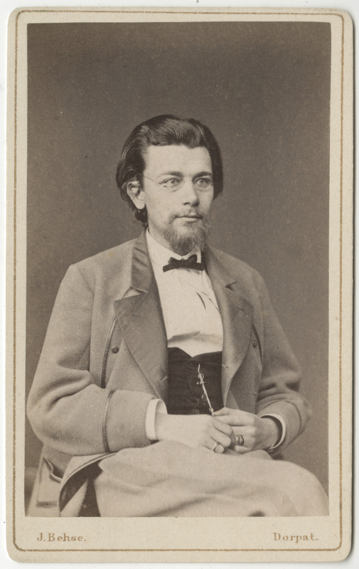 Korporatsioon "Estonia" liige Karl Körber, portreefoto