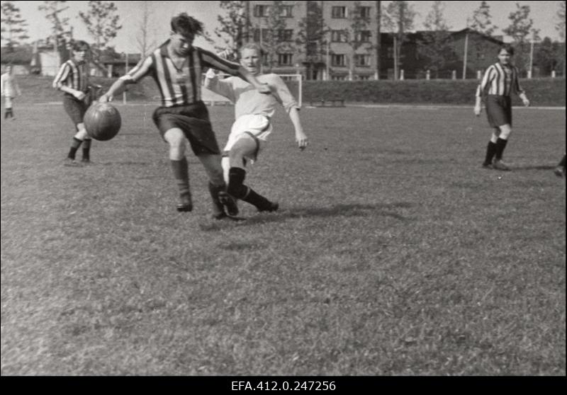Spordimärkmik 22.07.1956: jalgpallivõistlus.