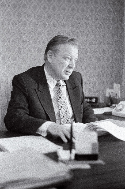 Eesti NSV aiandusministri esimene asetäitja Ants Miller.